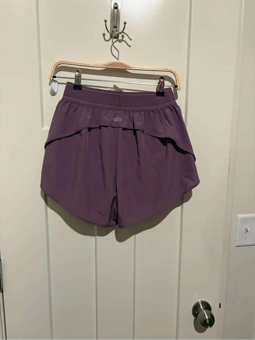 ALO Yoga Match Point Short Small Limited: Plum Kiss NWT